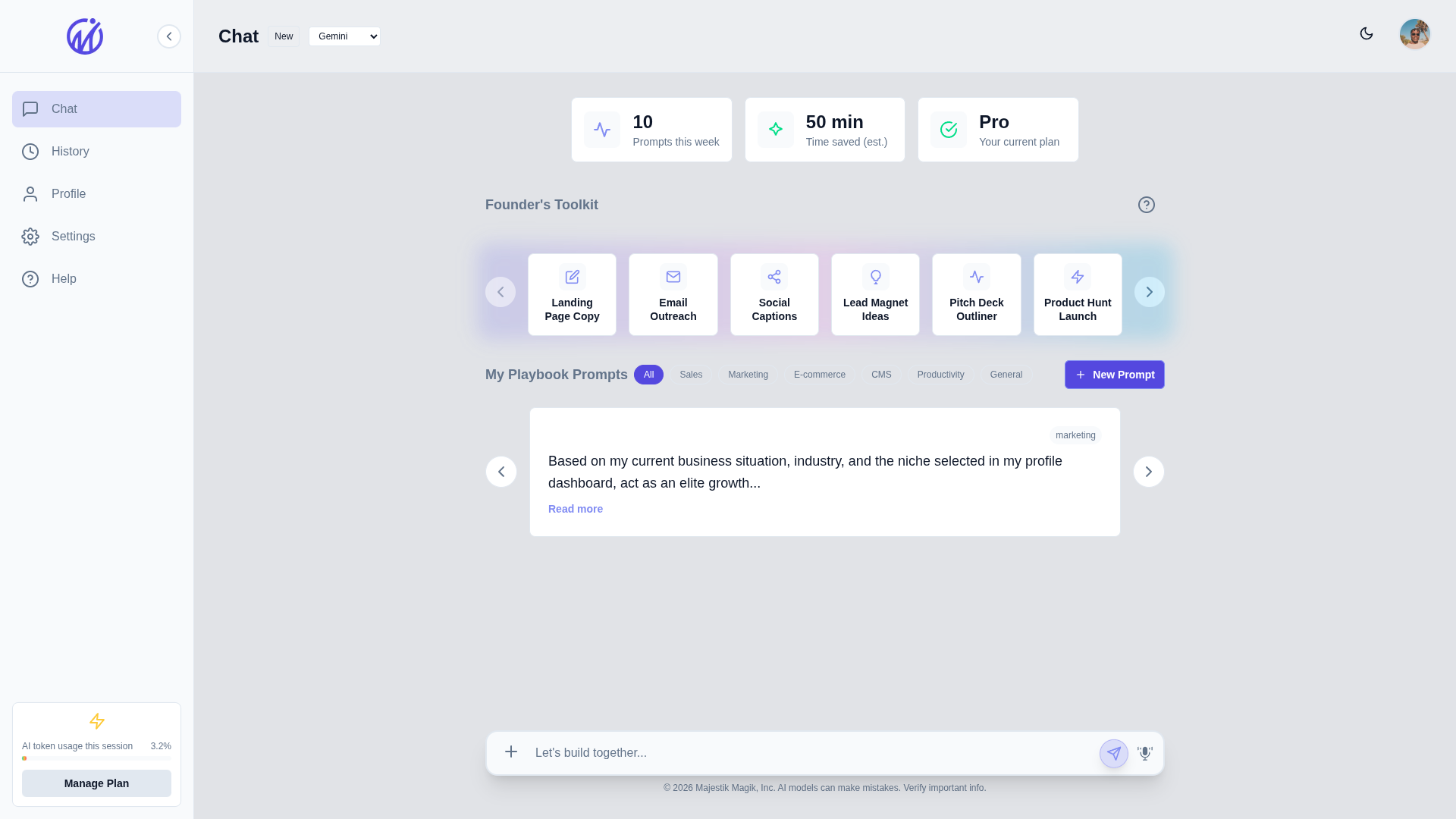 Majestik Magik AI Screenshot